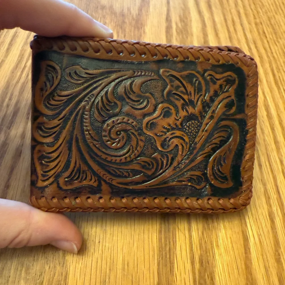 Handcrafted Vintage Brown Leather Wallet